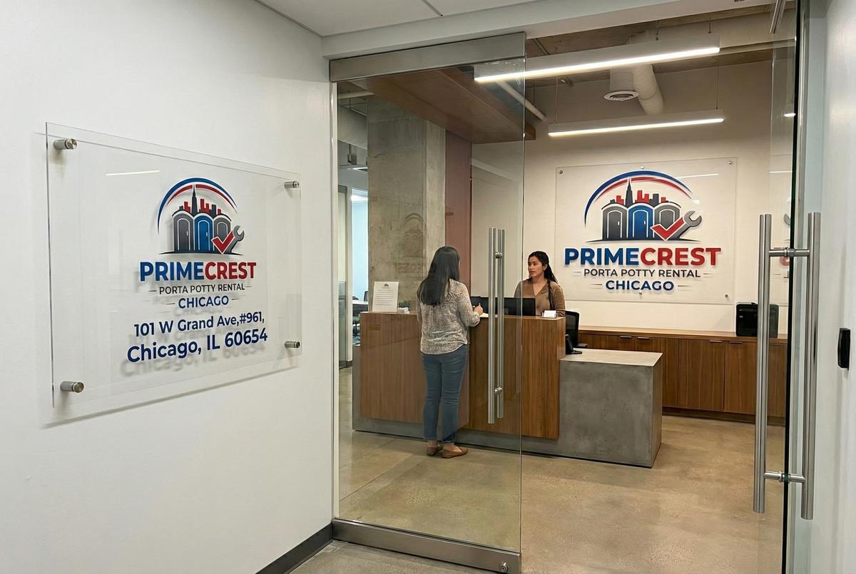 Primecrest office entrance in Chicago